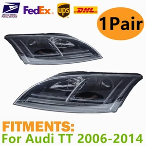 ✅Upgrade Full LED Headlight Set For Audi TT 2006-2014 Projector DRL Head Lamps - Foto 1 di 6