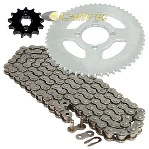 Caltric Drive Chain and Sprockets Kit for Yamaha TT-R125L TT-R125LE 2002-2020 - Picture 1 of 2