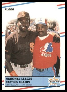 1988 Fleer Set Break N.L. Batting Champs (Tony Gwynn/Tim Raines) #631