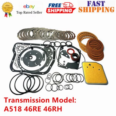 ✅ Kit de reconstrucción maestro de transmisión filtro 90-UP para Dodge RAM 2500 A518 46RE 46RH Foto 1 de 4