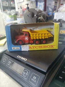 Matchbox King Size K-19 Scammell Tipper Truck with Box - Picture 1 of 11