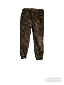 Levis Jogger Camo Pants Elastic Cuff Camouflage Cotton Elastane Blend Size 5 - Picture 1 of 6