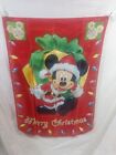 Merry Christmas Mickey and Friends Holiday Flag Hamilton Coll. Limited Ed
