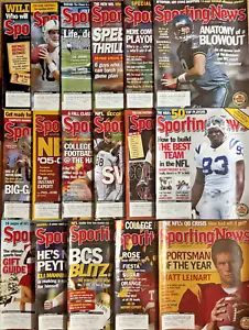 SPORTING NEWS MAGAZINE - LOT OF 17 - 2005 - Picture 1 of 18