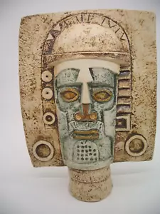 Máscara "Azteca" Doble Cara Troika decorada por Simone Kilburn - Imagen 1 de 9