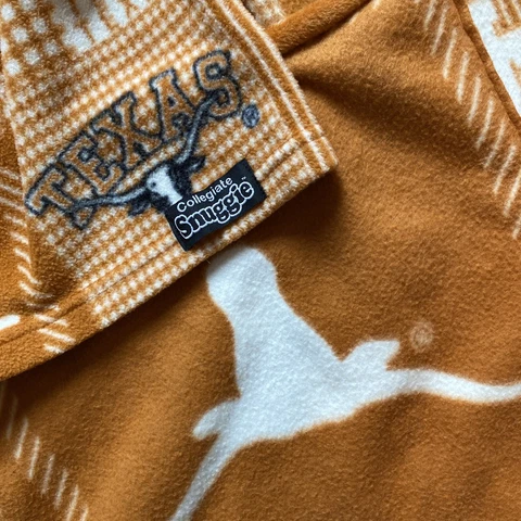 Snuggie UT Texas Longhorns Blanket w/ Sleeves Fleece Adult Collegiate Edition Cover