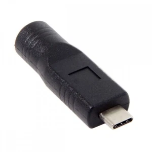 USB 3.1 Adapter Type C Plug to DC 20 V 7.4 x 5.0 mm Plug Cable in Black - Picture 1 of 4