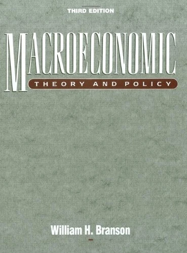 Macroeconomic Theory and Policy By William H. Branson. 978006040 - Image 1 of 1