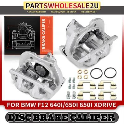 2x Pinza de freno de disco lateral trasera con soporte para BMW 550i 2011-2016 640i Gran Coupé Foto 1 de 4