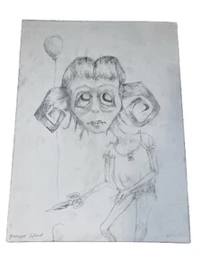 “Little Susie Q”, original graphite artwork by Emerson Wood - Picture 1 of 3