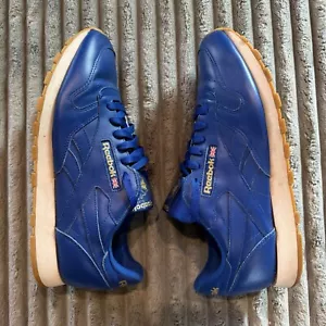 Reebok Herren Classic 059503 Blau/Gold Schuhe Turnschuhe Größe 11 - Bild 1 von 9