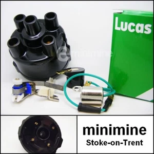 Classic Mini Ignition Service Kit Dizzy Cap BLUE Points Rotor Arm Condenser 59D4 - Picture 1 of 1