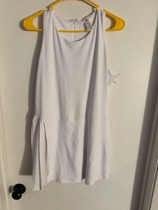 Women NWOT "90 Degrees" white, sleeveless athletic dress/skort. Size XL - Picture 1 of 2