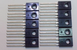 10pcs BD139 + 10pcs BD140 NEW Genuine ON Semiconductor NPN+PNP 80V 1.5A - Picture 1 of 7