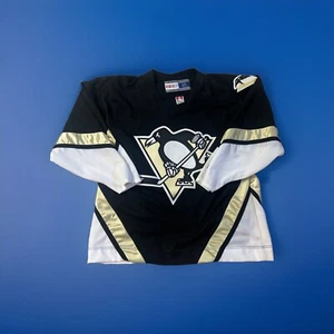 Vintage Pittsburgh Penguins NHL Black CCM Jersey Size Men’s XL - Picture 1 of 9