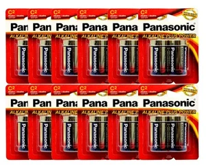 24x Panasonic C Battery Alkaline Plus Power C2 Size C Batteries 1.5V FRESH USA - Picture 1 of 1