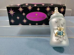 SELTENE CHRISTOPHER RADKO 6" GROSSE BABYFLASCHE GLASORNAMENT MIT BOX SCHWER ZU FINDEN - Bild 1 von 6