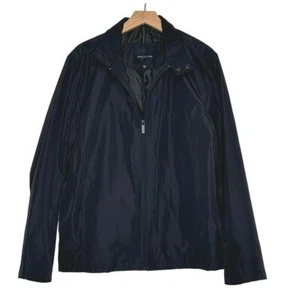 Structure mens M Black Flight Bomber Jacket Stylish Rain Resistant Pockets - Picture 1 of 5