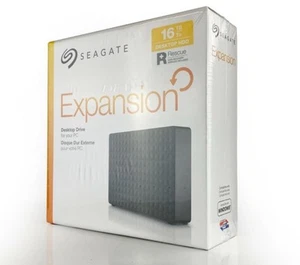 Seagate Expansion 16TB, USB 3.0, External Hard Drive (STEB16000400) - Black - Photo 1/5