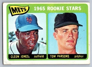 1965 Topps #308 Mets 1965 Rookie Stars (Cleon Jones / Tom Parsons) - Picture 1 of 3
