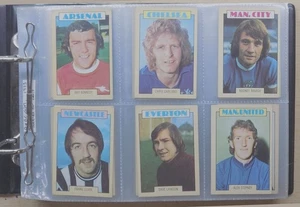 A&BC Bubble Gum Cards Footballer Blue Backs 1973/74 SERIES 1 & 2 COMPLETE SETS. - Picture 1 of 20