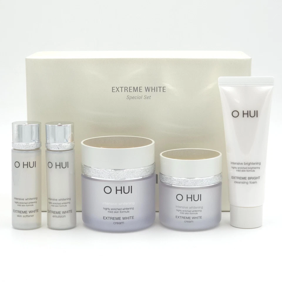 O HUI Extreme White Cream 2pcs Special Set 5 Items Whitening Hydrating K-Beauty - Image 1 of 4