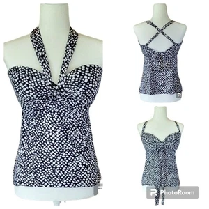 Coco Reef Underwire Tankini Top Convertible Neckline Swim Top Sz 32/34 - Picture 1 of 12