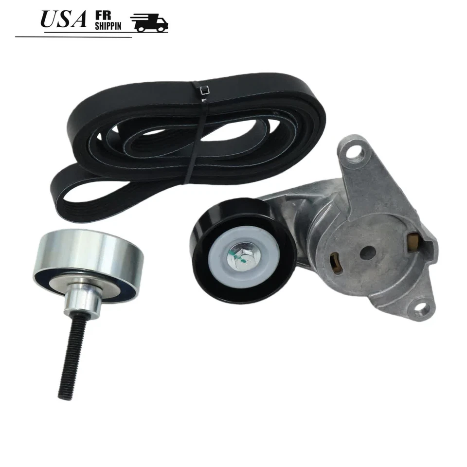 Kit de componentes de cinturón serpentino de alta calidad para Buick Enclave Chevrolet Traverse Foto 1 de 4