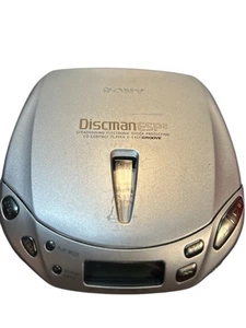 Sony Discman ESP2 D-E451 Groove CD Player Silver Tested/Working - Picture 1 of 7