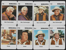 1960's German BONANZA Western TV Show 36(-1) Card Set