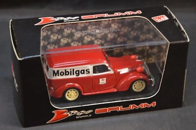 BRUMM 1/43 FIAT 1100 E FURGONE MOBILGAS 1956 R344 DIE CAST MADE IN ITALY - Immagine 1 di 3