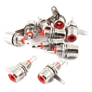 Phono Chassis Panel Mount Female Connector Socket 10 Pcs Z6U89249 - Bild 1 von 3