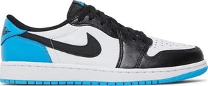 Air Jordan 1 Retro Low OG Black Dark Powder Blue - Picture 1 of 23