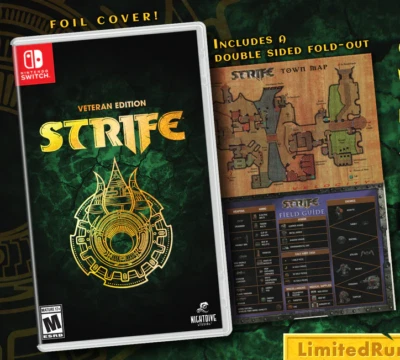 Strife Veteran Edition Nintendo Switch Limited Run Games LRG Brand New Sealed - Image 1 of 4