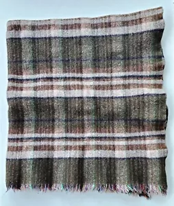 Gorgeous Vintage Handmade Welsh Wool Throw - Wales - Picture 1 of 5
