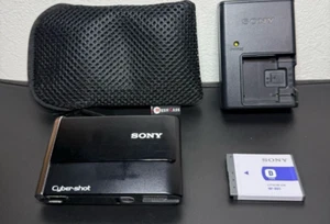 Sony Cyber-shot DSC-T70 black Digital Camera Japanese language only - Picture 1 of 12