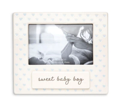 Sweet Baby Boy Photo Frame, 4x6 - Image 1 of 2