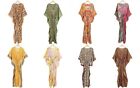 10 PCs Lot Vintage Silk Saree Kaftan Kimono Women's Holiday Silk Caftan Dress