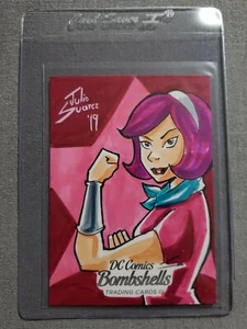 2019 DC Comics Bombshells III Sketches #NNO Julio Suarez 1/1 - Picture 1 of 2