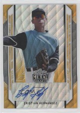 2021 Leaf Metal Draft Gold Wave 1/1 Cristian Hernandez #BA-CH2 Auto 10yf