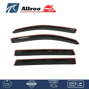 Brand New Black Auto Window Rain Guard 4pcs Compatible For Honda Pilot 2016-2022 - Picture 1 of 11