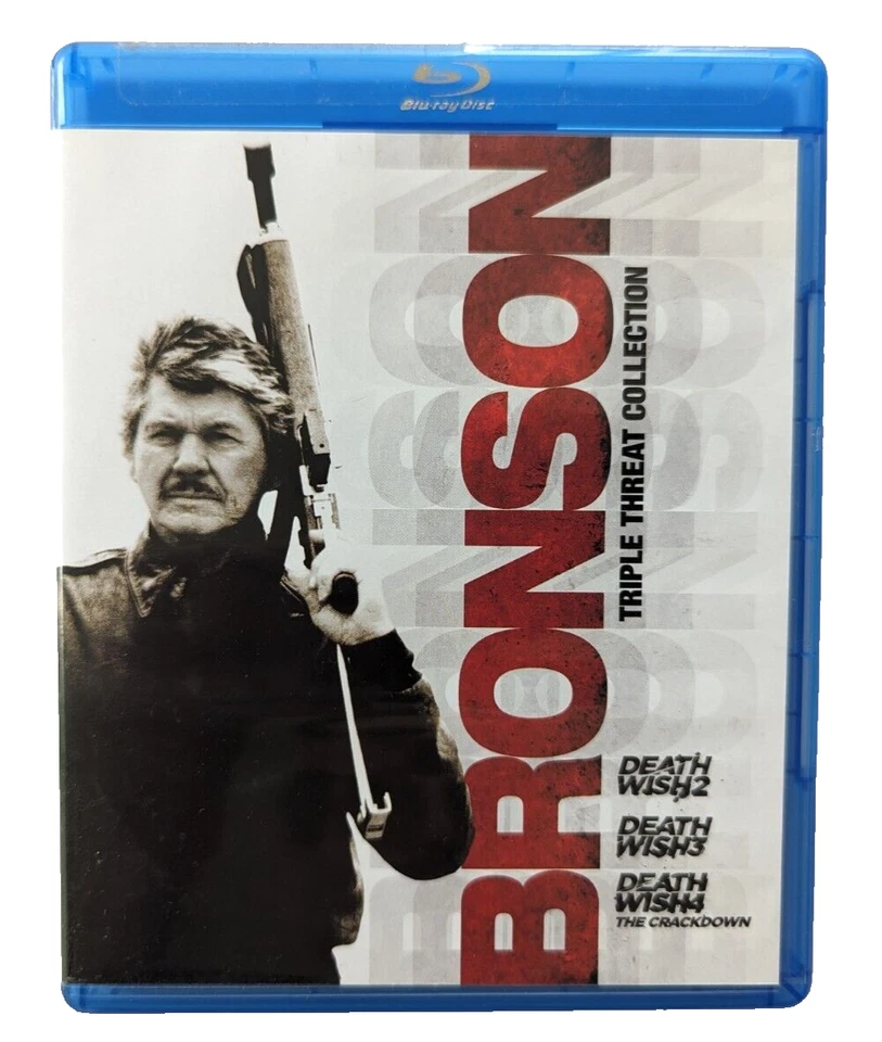 Colección Triple Amenaza BRONSON | Bluray | ¡Disco Como Nuevo! | Reg A Edición USA Foto 1 de 4
