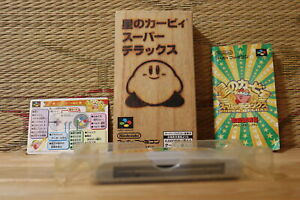 Hoshi no Kirby Super Deluxe Complete Set! Nintendo Super Famicom SFC VG!