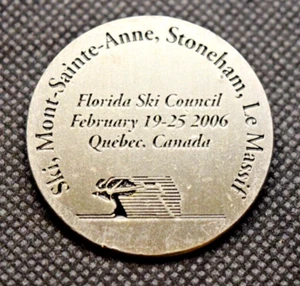 Mont-Sainte-Anne Stoneham Le Massif Ski Pin Florida Ski Council Quebec Canada - Picture 1 of 3