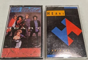 Heart Albums On Cassette Tapes 2 tape lot / Heart (1985) and Brigade (1990) - Picture 1 of 6