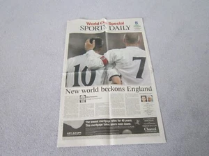 Periódico histórico, The Times Sports 2001, Corea/Japón 2002 Copa del Mundo - Imagen 1 de 6