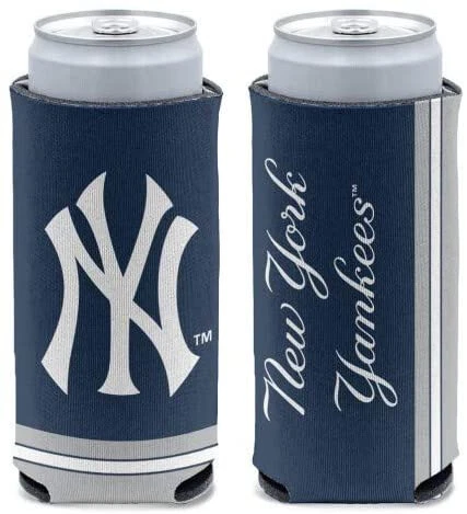 New York Yankees Slim Can Koozie Holder Collapsible Free Shipping! Cover