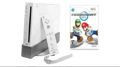 Nintendo Wii Console Con MarioKart-USB  Gioco Originale completa - Immagine 1 di 3