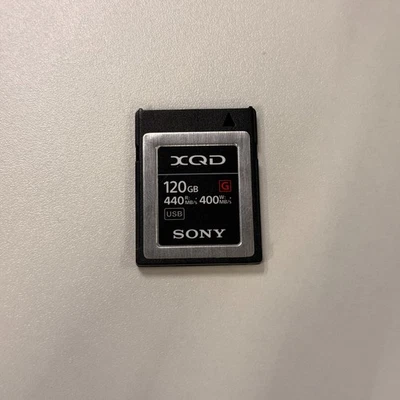 120GB Sony XQD G Series R440MB/s W400MB/s Memory Card - Image 1 of 2