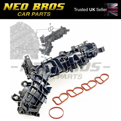 Colector de entrada de admisión OEQ y aletas giratorias, BMW 5 G30 17-21 520d B47D 11618579245 Foto 1 de 4